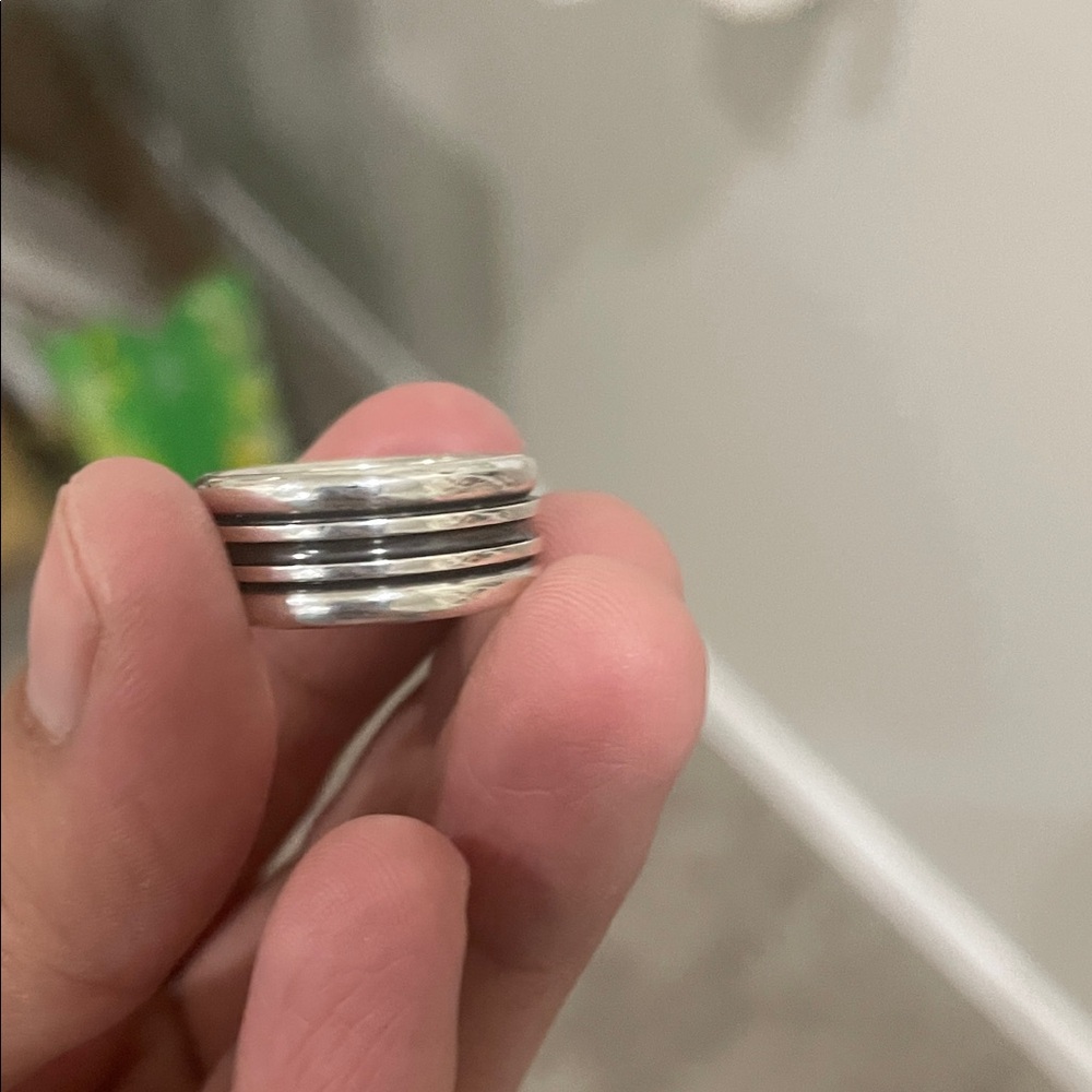 James Avery Retired Sterling Multi-Color Ring in Silver - Picture 3 of 4